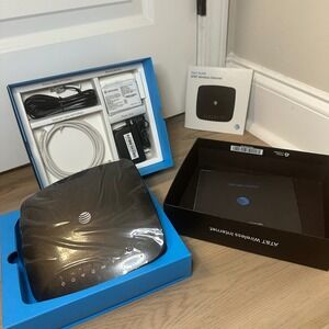 AT&T Wireless Internet Gateway Router Model BG8200A w/ Backup Battery Power Cord